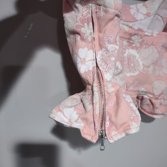 Altar'd State Pink Cotton Crop Top with floral print Size XS - Picture 4 of 7